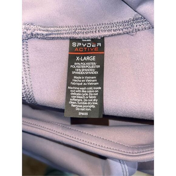 Spyder woman’s xl high waisted 4 way stretch warming fleece lined leggings - Picture 4 of 4